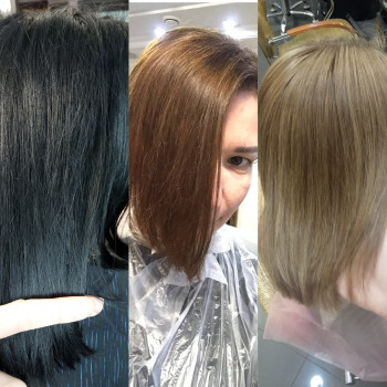 выход из черного, изменение цвета