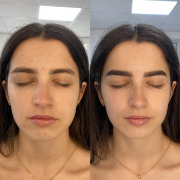 Фарбування та корекція брів