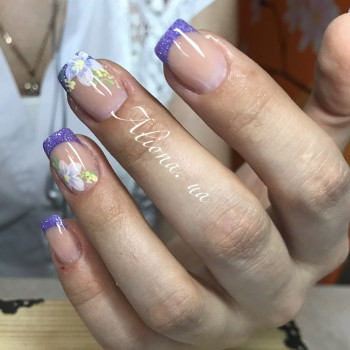 Коррекция выкладного френча
                    Мастер маникюра Алена Днепр