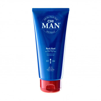 Гель для укладання волосся CHI Man Rock Hard Firm Hold Gel pH 5.5 Сильна фіксація, з алое та кропивою, 177 мл