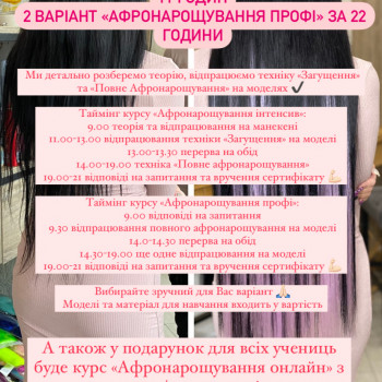 Афронарощення канекалоном
                    Перукар Надежда Київ