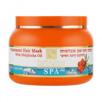 Маска Health And Beauty Hair Treatment Mask With Obliphica Oil для всіх типів волосся, з олією обліпихи, 250 мл