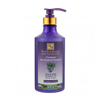 Шампунь для волосся Health And Beauty Treatment Anti Dandruff Shampoo проти лупи, з кропивою та розмарином, 780 мл