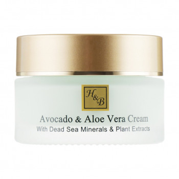 Інтенсивний крем для обличчя Health And Beauty Intensive Avocado & Aloe Vera Cream для чутливої шкіри, 50 мл