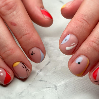 Апаратний манікюр, покриття гель лак, дизайн