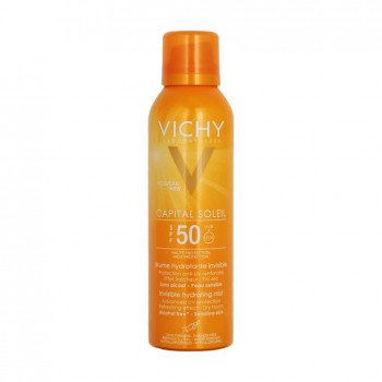 Сонцезахисний зволожувальний спрей-вуаль для тіла Vichy Capital Soleil Invisible Protective Mist SPF 50, 200 мл