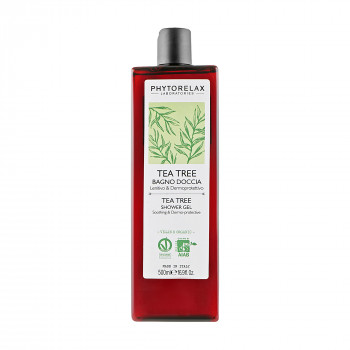 Заспокійливий гель для душу Phytorelax Laboratories Tea Tree Shower Gel, 500 мл