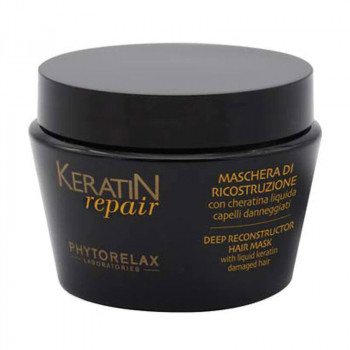 Відновлювальна маска Phytorelax Laboratories Keratin Repair Deep Reconstructor Mask для пошкодженого волосся, з кератином, 250 мл