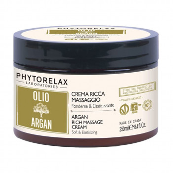 Масажний крем для тіла Phytorelax Laboratories Argan Oil Body Cream з аргановою олією, 250 мл