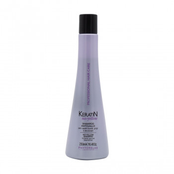 Антижовтий шампунь Phytorelax Laboratories Keratin No-Yellow Shampoo для світлого, сивого та освітленого волосся, 250 мл