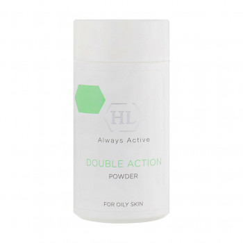 Захисна пудра Holy Land Double Action Powder для жирної шкіри обличчя, 45 г