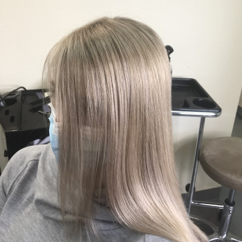 Густе мелірування з тонуванням, фото - Парикмахер-колорист Ольга Задорожна