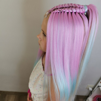 Плетение волос косички косы с канекалоном, фото - Брейдер Татьяна Косичка