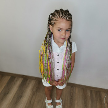 Плетение волос детские косы, фото - Брейдер Татьяна Косичка