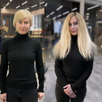 Нарощення волосся мікрокапсульне
                    Перукар-колорист Анна Хмельницький