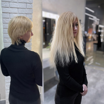 Нарощення волосся мікрокапсульне
                    Перукар-колорист Анна Хмельницький