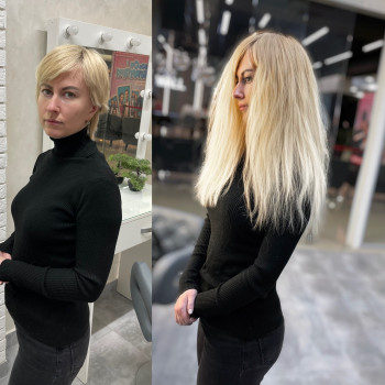 Нарощення волосся мікрокапсульне
                    Перукар-колорист Анна Хмельницький