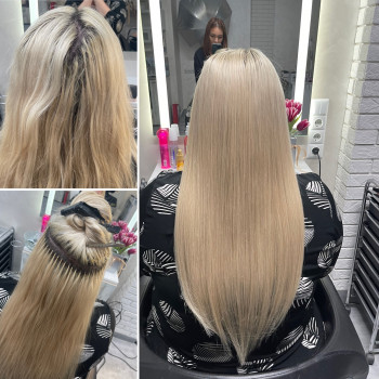 Нарощення волосся мікрокапсульне
                    Перукар-колорист Анна Хмельницький