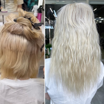 Нарощення волосся мікрокапсульне
                    Перукар-колорист Анна Хмельницький