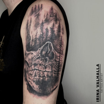 Перекрытие старой татуировки