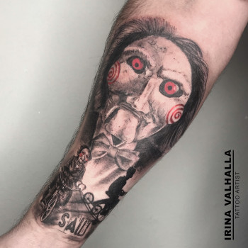 Тату хорор, фото - Тату майстер Irina Valhalla