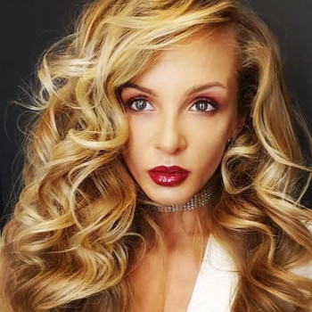 Макіяж на день народження коктейльний з червоною помадою, фото - Візажист Мар'яна Пономарьова