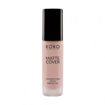 Матувальний тональний крем для обличчя Kobo Professional Matte Cover Foundation With Argan Oil 904 Caramel Beige, 30 мл