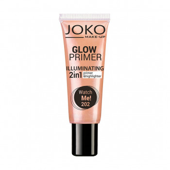 Праймер-хайлайтер для обличчя Joko Glow Primer Illuminating 2 in 1 Primer & Highlighter 202 Watch Me!, 25 мл