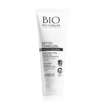 Маска для обличчя Phytorelax Laboratories Detox Charcoal SOS Anti-pollution Face Mask Очищення та сяйво, 75 мл
