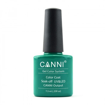 Гель-лак для нігтів Canni Gel Color System Color Coat Soak-off UV&LED 174 Нефритовий, 7.3 мл