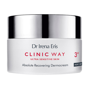 Нічний крем Dr Irena Eris Clinic Way 3° Фітогормональне омолодження, для дуже чутливої шкіри обличчя, 50 мл