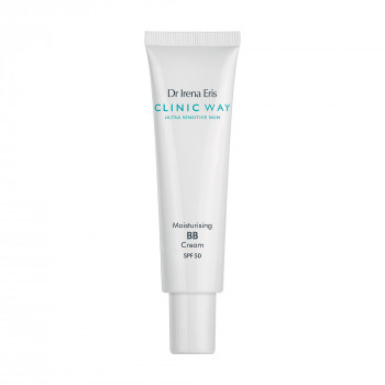 Зволожувальний BB-крем Dr Irena Eris Clinic Way SPF 50 для дуже чутливої шкіри обличчя, 30 мл