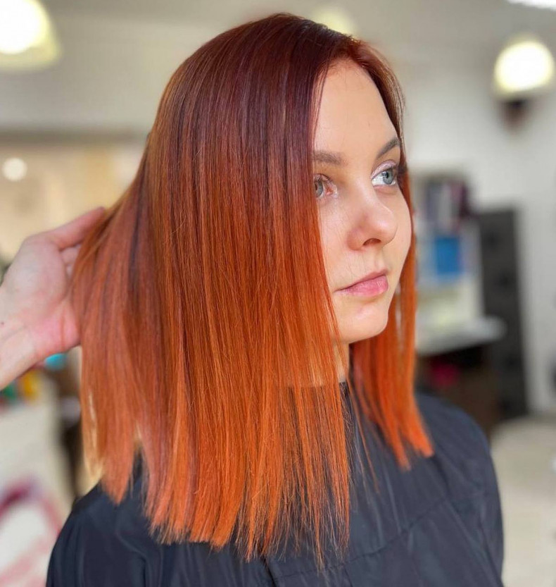 Женская стрижка до плеч сложное окрашивание, фото - Студия красоты BEAUTY PRO SALON