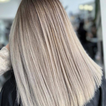 Окрашивание волос прямые волосы, фото - салон красоты BEAUTY PRO SALON