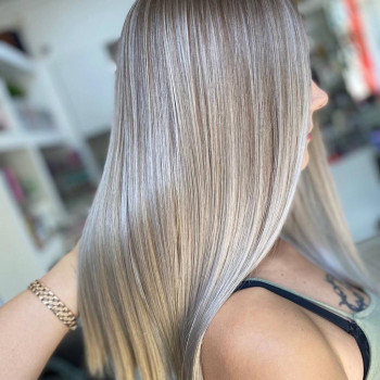 Жіноча стрижка блонд холодний, фото - Салон краси BEAUTY PRO SALON