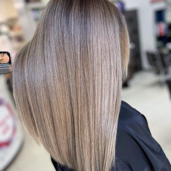 Женская стрижка прямые волосы, фото - салон красоты BEAUTY PRO SALON