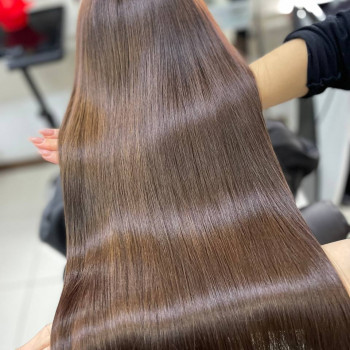 Прямые волосы выпрямление волос длинные, фото - салон красоты BEAUTY PRO SALON
