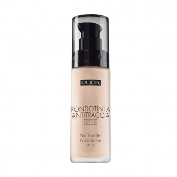 Тональна основа для обличчя Pupa No Transfer Foundation SPF 15 100 Porcelain, 30 мл