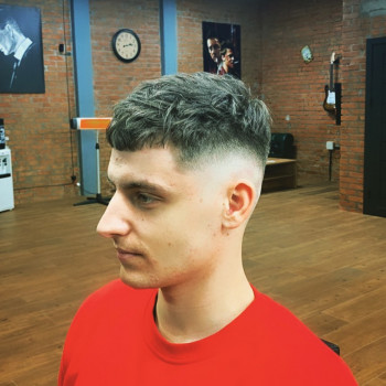 Стрижка кроп довгий, фото - Барбершоп Baron