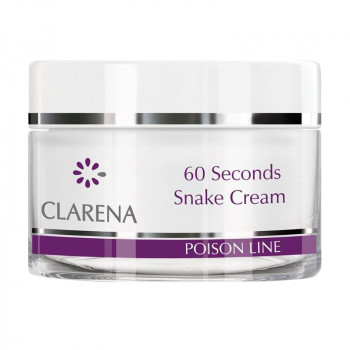 Денний ліфтинг-крем Clarena Poison Line 60 Seconds Snake Cream для зрілої шкіри обличчя, 50 мл