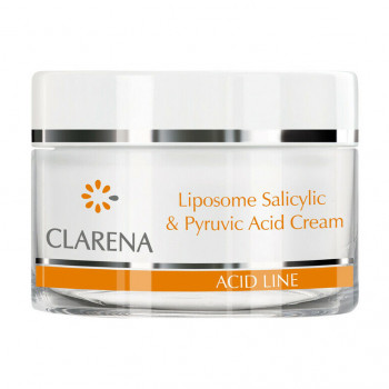 Крем для обличчя Clarena Liposome Pyruvic Acid Salicylic & Cream з саліциловою та піровиноградною кислотами, 50 мл