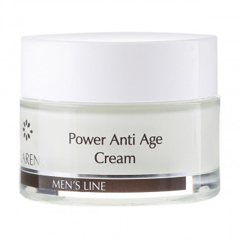 Крем для обличчя Clarena Mens Line Power Anti-Age Cream проти зморщок, чоловічий, 50 мл