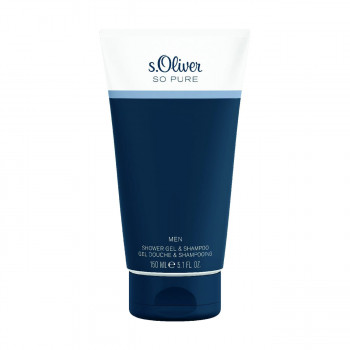 Парфумований гель для душу та шампунь s.Oliver So Pure Men чоловічий, 150 мл