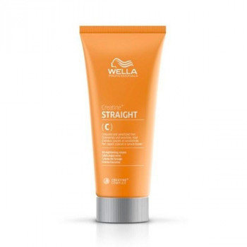 Крем для випрямлення фарбованого та чутливого волосся Wella Professionals Creatine+ Straight C, 200 мл