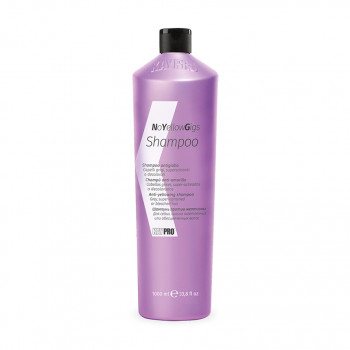 Шампунь проти жовтизни KayPro NoYellowGigs Shampoo для сивого, сильно освітленого або знебарвленого волосся, 1 л