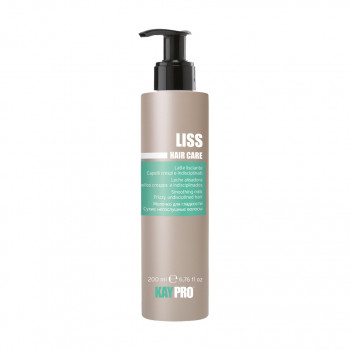 Розгладжувальне молочко KayPro Hair Care Liss Milk для сухого та неслухняного волосся, 200 мл