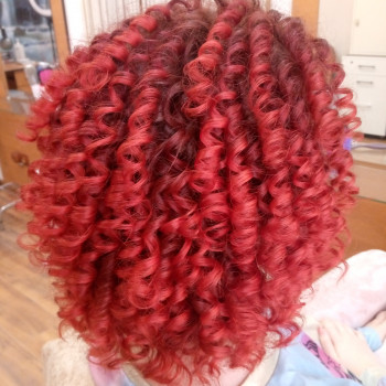 Афронакрутка на тоненьку плойку
                    Перукар Оксана Львів