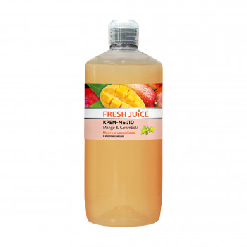 Рідке крем-мило Fresh Juice Манго і карамбола, з олією камелії, 1 л