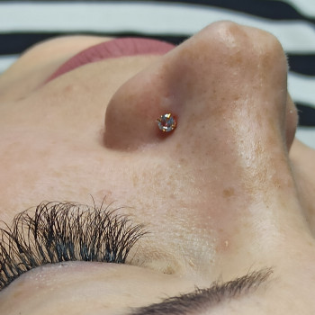 Пирсинг крыла носа