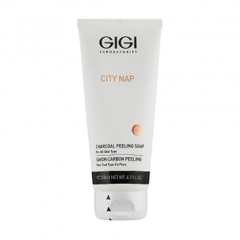 Карбонове мило-пілінг Gigi City Nap Charcoal Peeling Soap для всіх типів шкіри, 200 мл